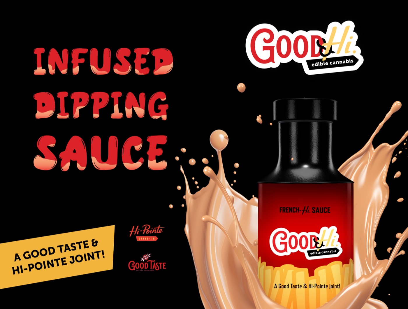 Sauce guide front