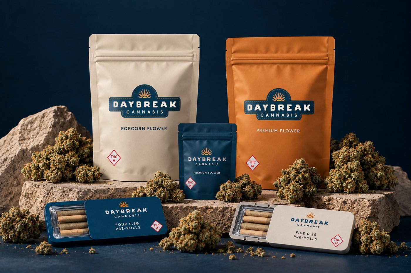 Daybreak Cannabis packaging
