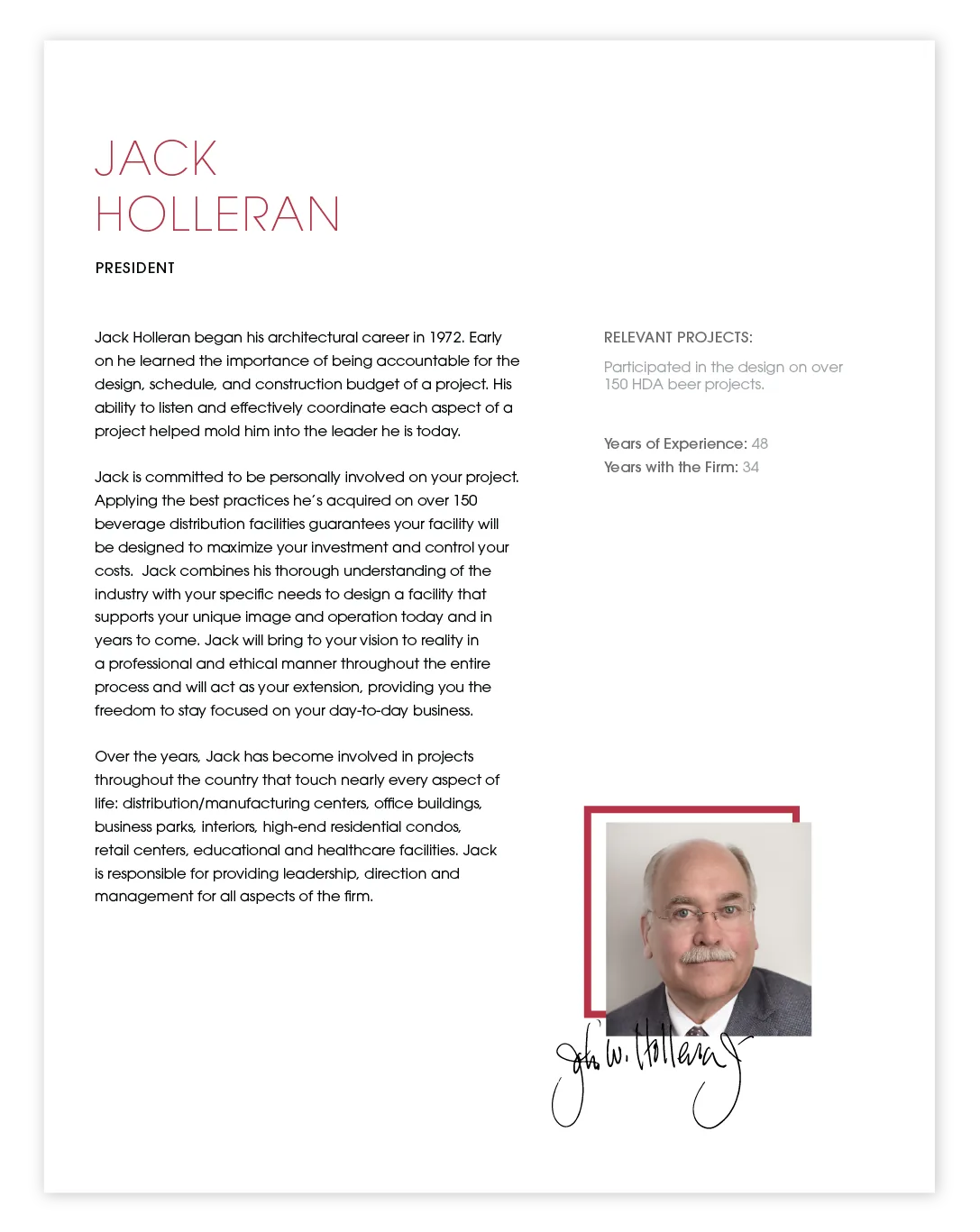 HDA Architects resumes